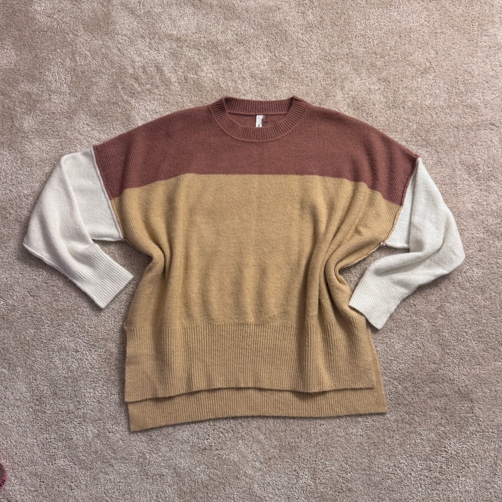 Glam Tri-color Sweater Size M/L